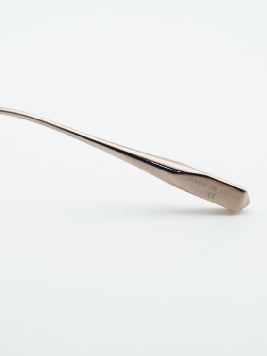 Valentino V-STUD VLS-122A Sunglasses Gold Geometric Frame,Dark Grey AR Lenses main image 5